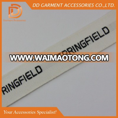 High Quality Custom Logo Jacquard Elastic Rubber Tape For Underwear